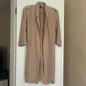 Lightweight Tan Trench Coat